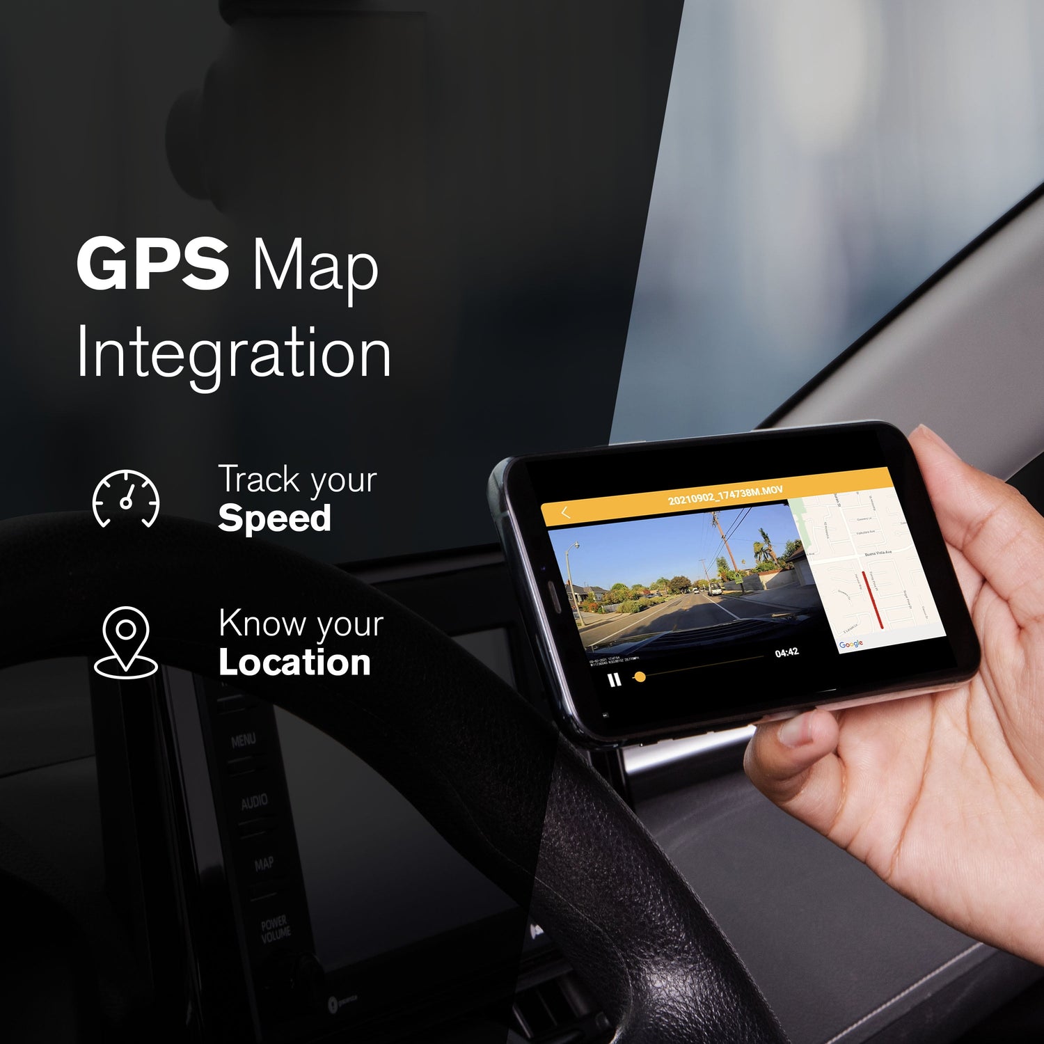 🚘 Roadcam AI PLUS – AI-Powered 4K Dash Cam with 1080P Rear Camera &amp; Full-Coverage Driver Assistance