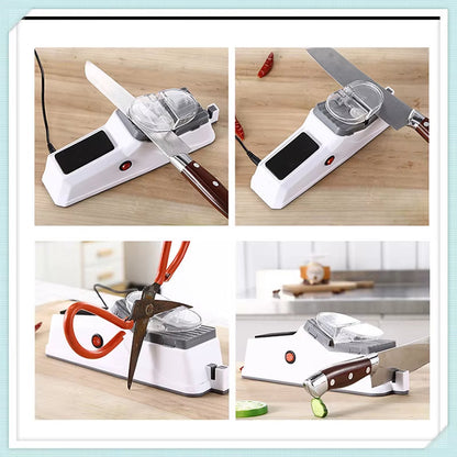 Electric Knife &amp; Scissor Sharpener – Fast, Safe, and Effortless Precision Sharpening at Home