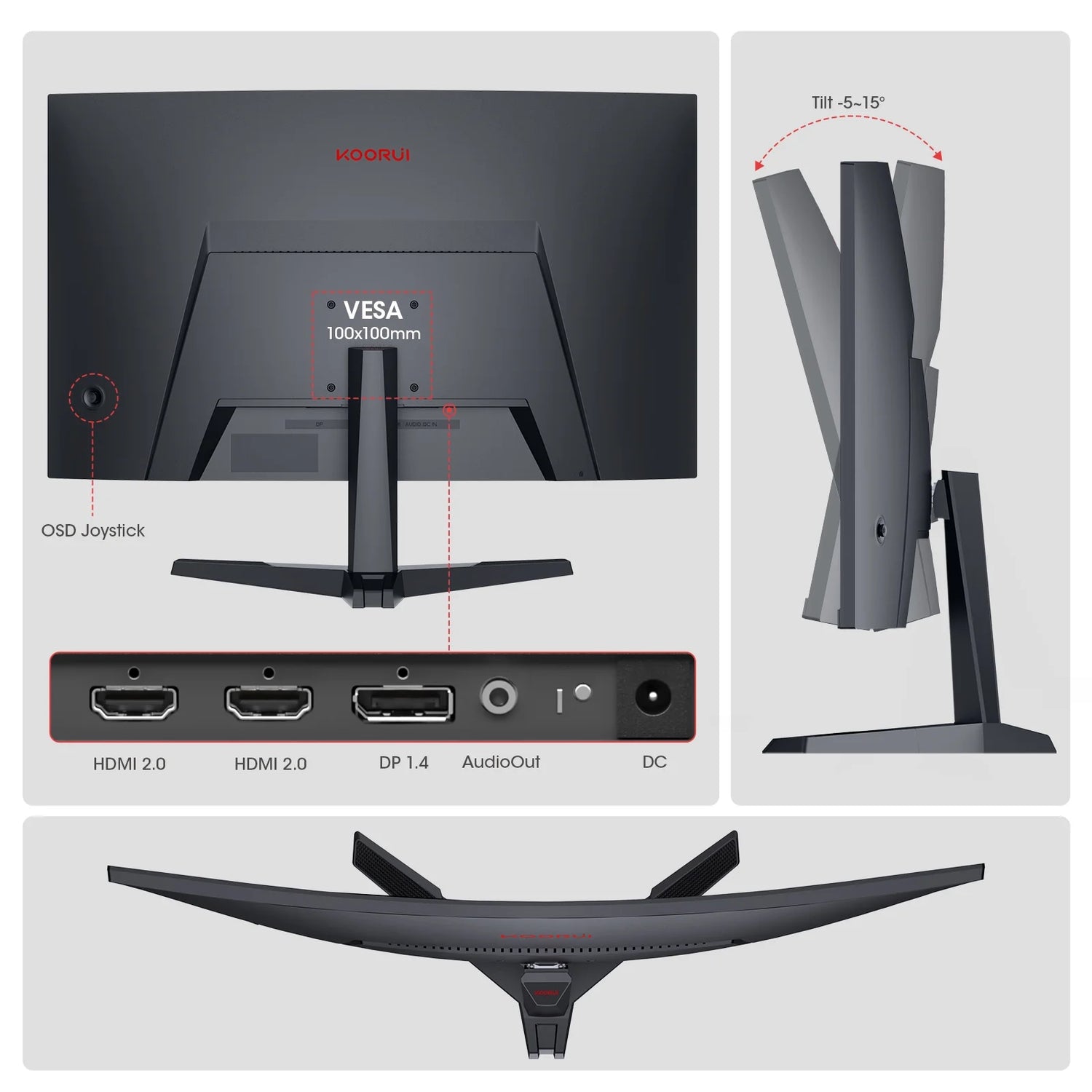 27&quot; Curved Gaming Monitor – 180Hz FHD Display, 100% sRGB, Adaptive-Sync, Model 27E6CA