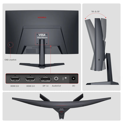27&quot; Curved Gaming Monitor – 180Hz FHD Display, 100% sRGB, Adaptive-Sync, Model 27E6CA