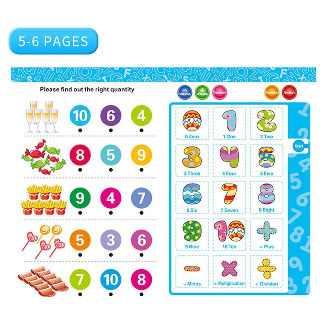 Educational Electronic Learning Book for Kids – Interactive Read &amp; Write Toy for Ages 2–6, Early Learning &amp; Writing Skills
