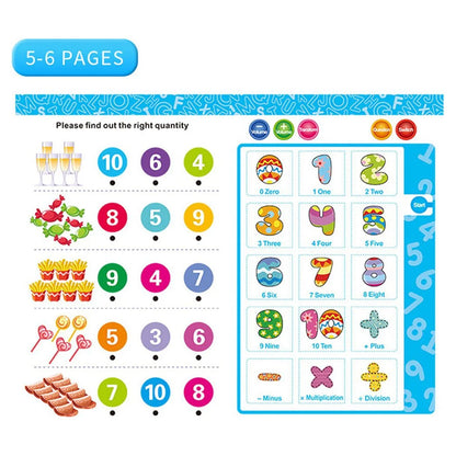 Educational Electronic Learning Book for Kids – Interactive Read &amp; Write Toy for Ages 2–6, Early Learning &amp; Writing Skills