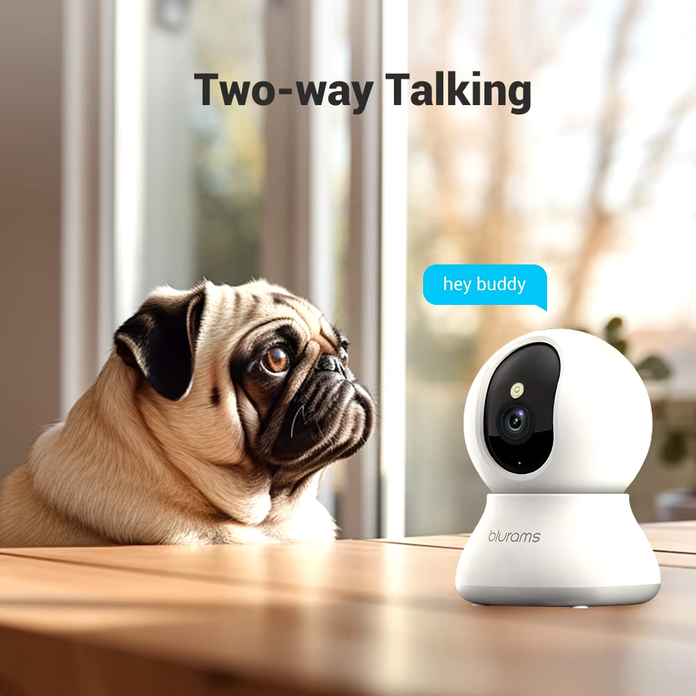 2-Pack Indoor 2K Home Security Cameras – One-Touch Call Smart Camera for Pets, Babies, and Elderly Monitoring – Model A31S-2Pc