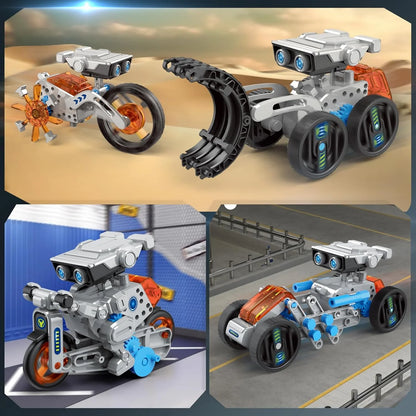 12-In-1 STEM Robot Kit Toys for Kids 8-12 — DIY Building Educational Science Kit
