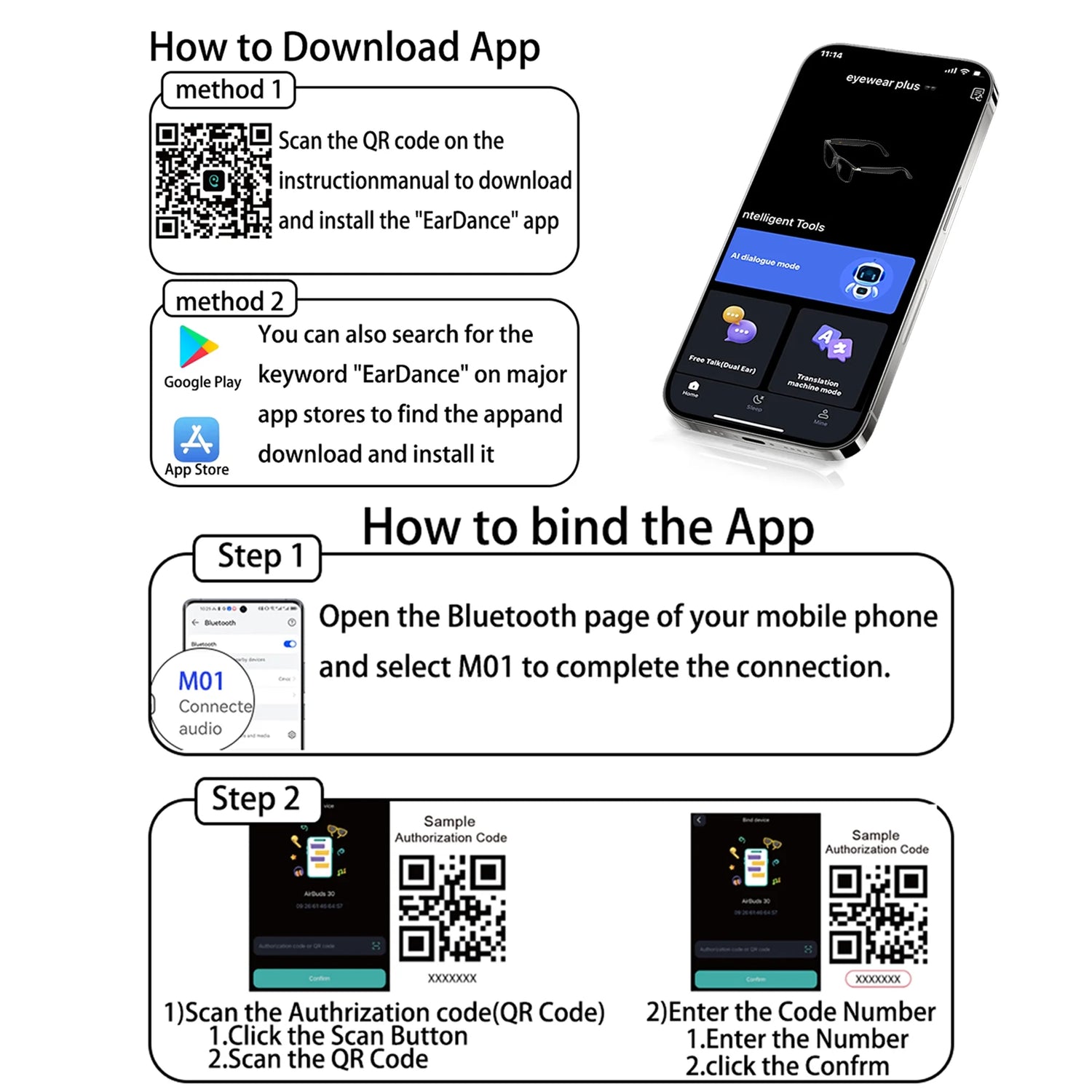 AI Smart Glasses | DeepSeek R1 &amp; Gemini 2.5 Chat Integration | 164 Languages Translation | Bluetooth Music &amp; Calling | Color-Changing Lenses | IP67 Waterproof