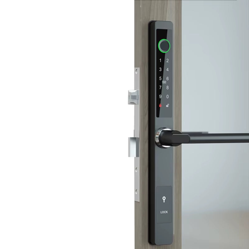 Waterproof Smart Lock for Sliding Doors – Fingerprint, Password &amp; Card Access with Keyless Entry