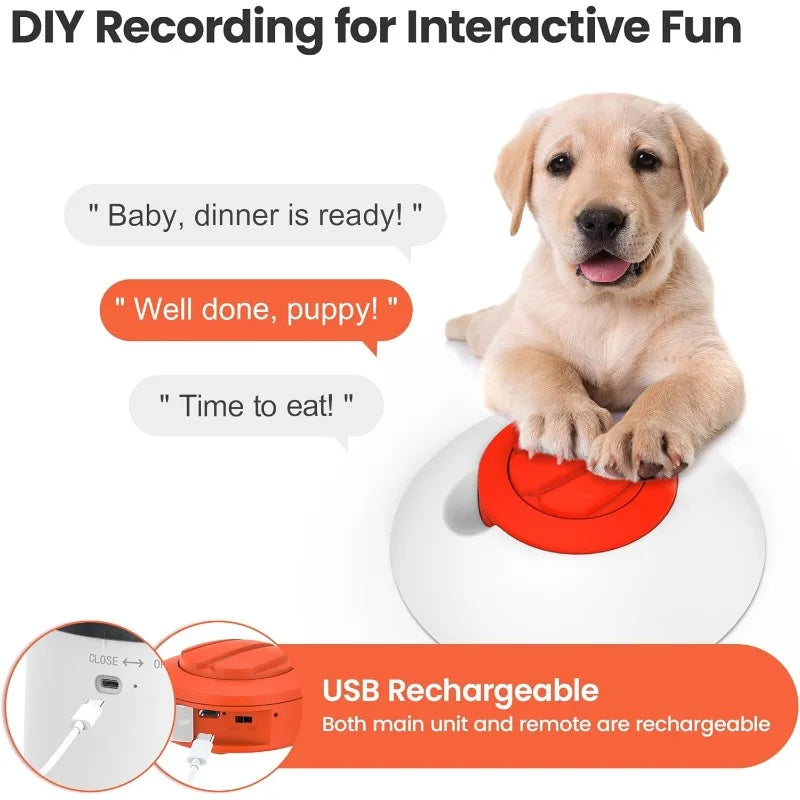 Interactive Dog Puzzle Feeder Toy – Automatic Rechargeable Treat Dispenser, IQ Training Electronic Pet Toy