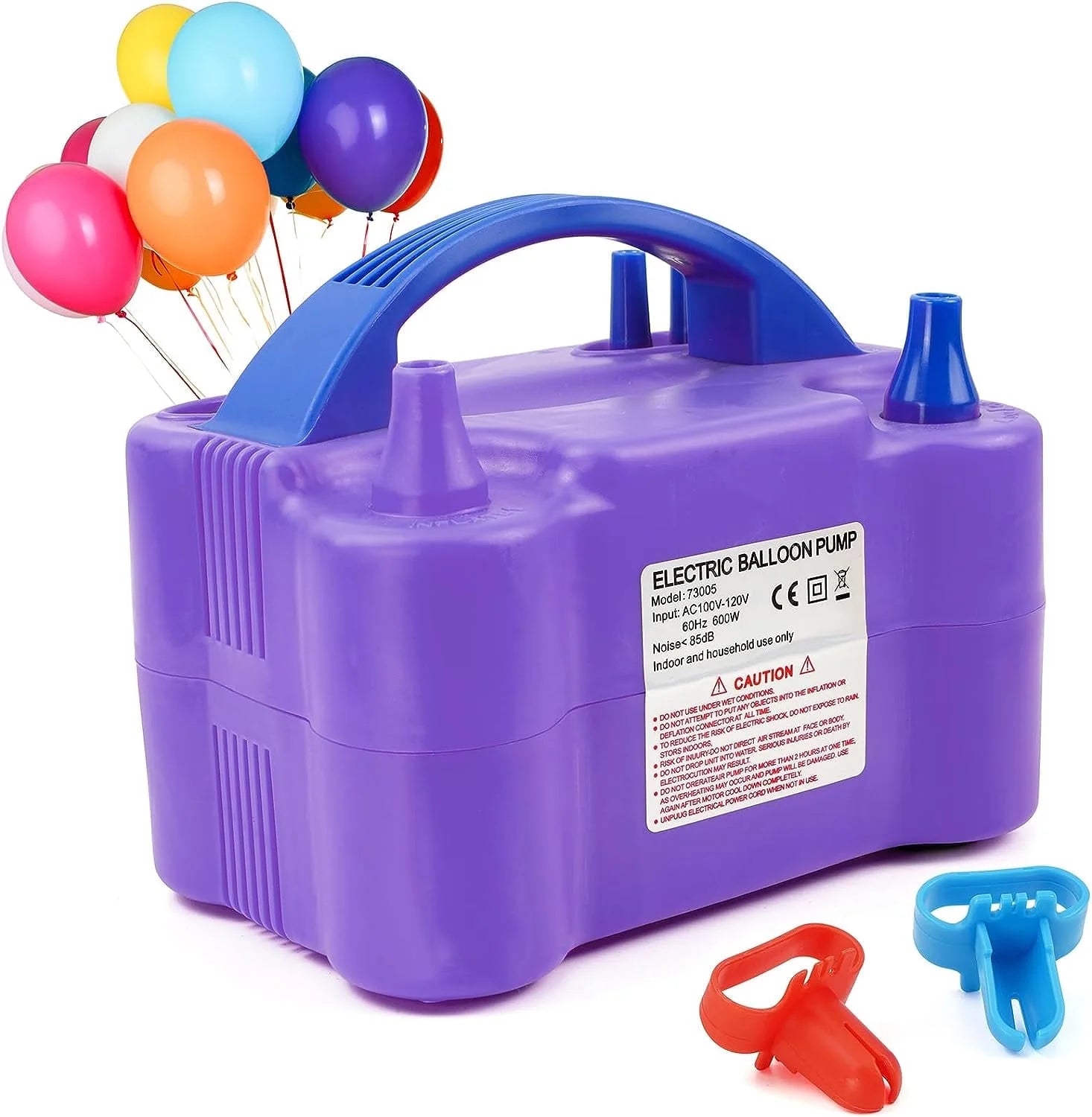 Electric Air Balloon Pump – Portable Dual Nozzle Inflator for Party Decorations