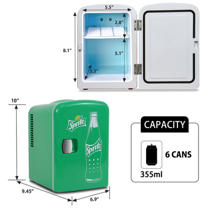 Coca-Cola 4L Cooler/Warmer Mini Fridge – Green
