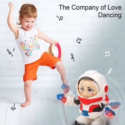 360° Spinning Robot Toy for Kids – Music, Dancing, Colorful Lights, Smart Interactive Electronic Toy for Toddlers &amp; Babies