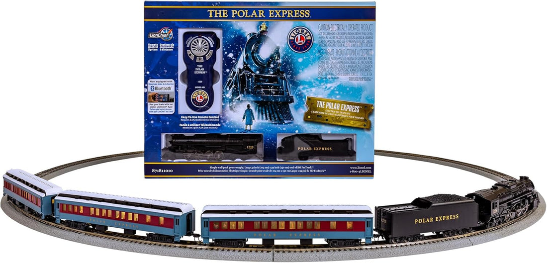 🚂 Polar Express Lionchief 2-8-4 HO Gauge Model Train Set – Bluetooth Remote Control Included