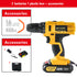Electric Hand Drill & Hammer Drill — Rechargeable Lithium Battery Powered Handgun Drill