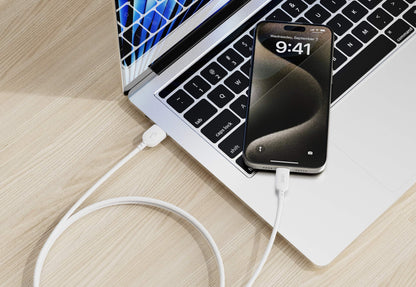 (3-Pack) 6Ft USB-C to USB-A Charging Cable | USB-IF Certified | Fast Charge &amp; Sync | Durable White Cables for Phones, Tablets &amp; More