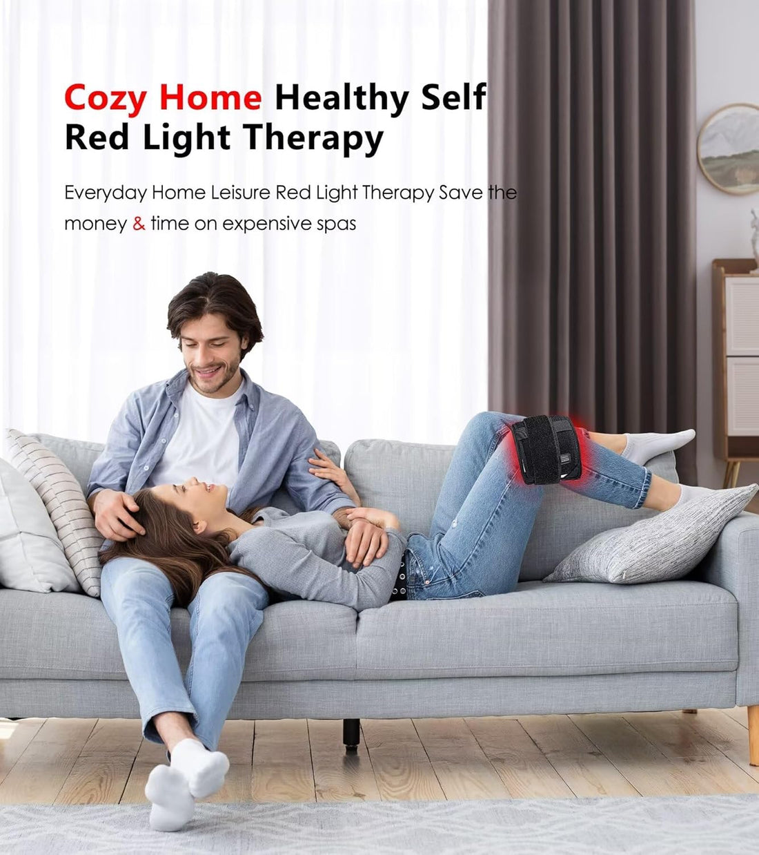Red Light Therapy Belt for Body Pain Relief