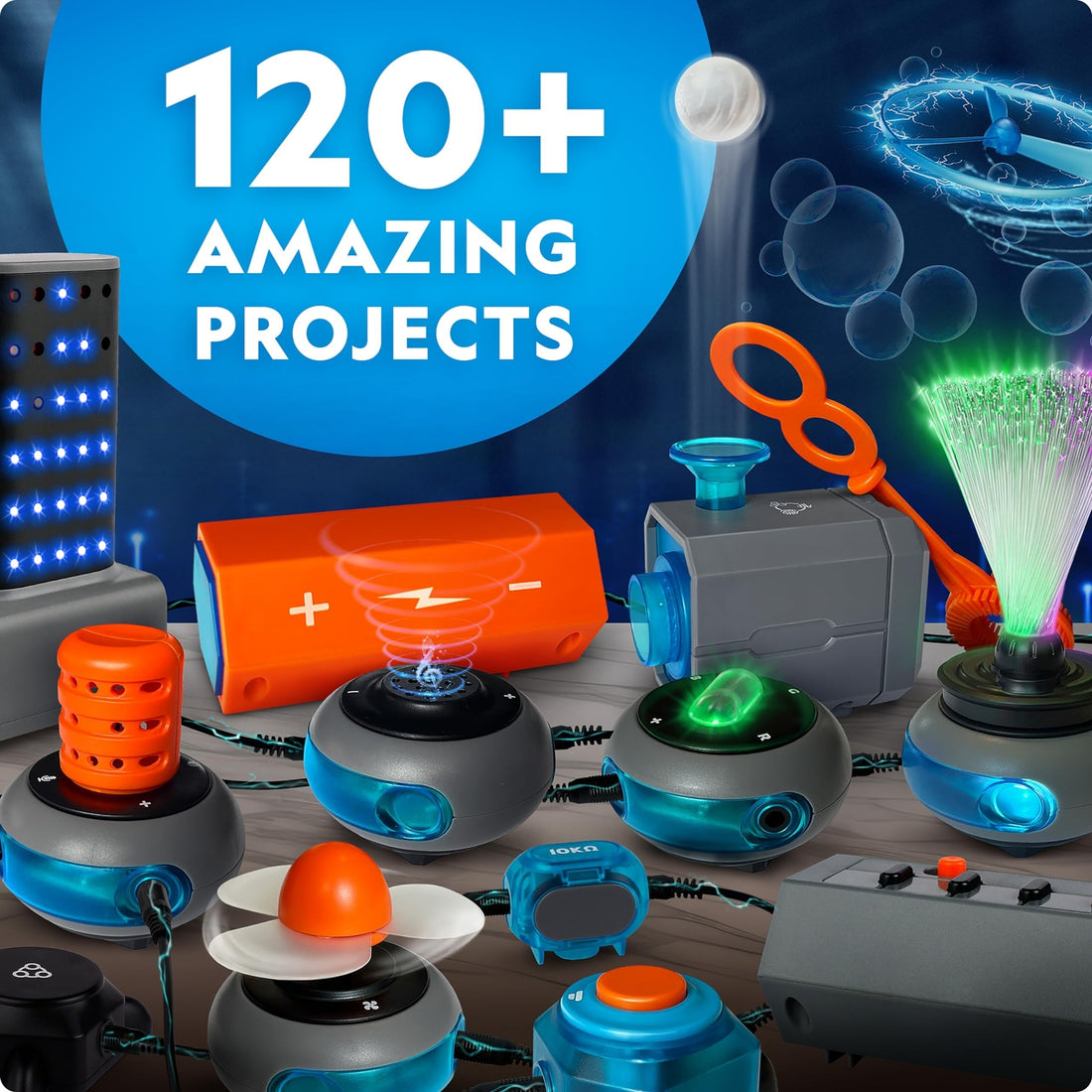 National Geographic Circuit Maker Kit - Electronics Kit for Kids with 120 Ele...