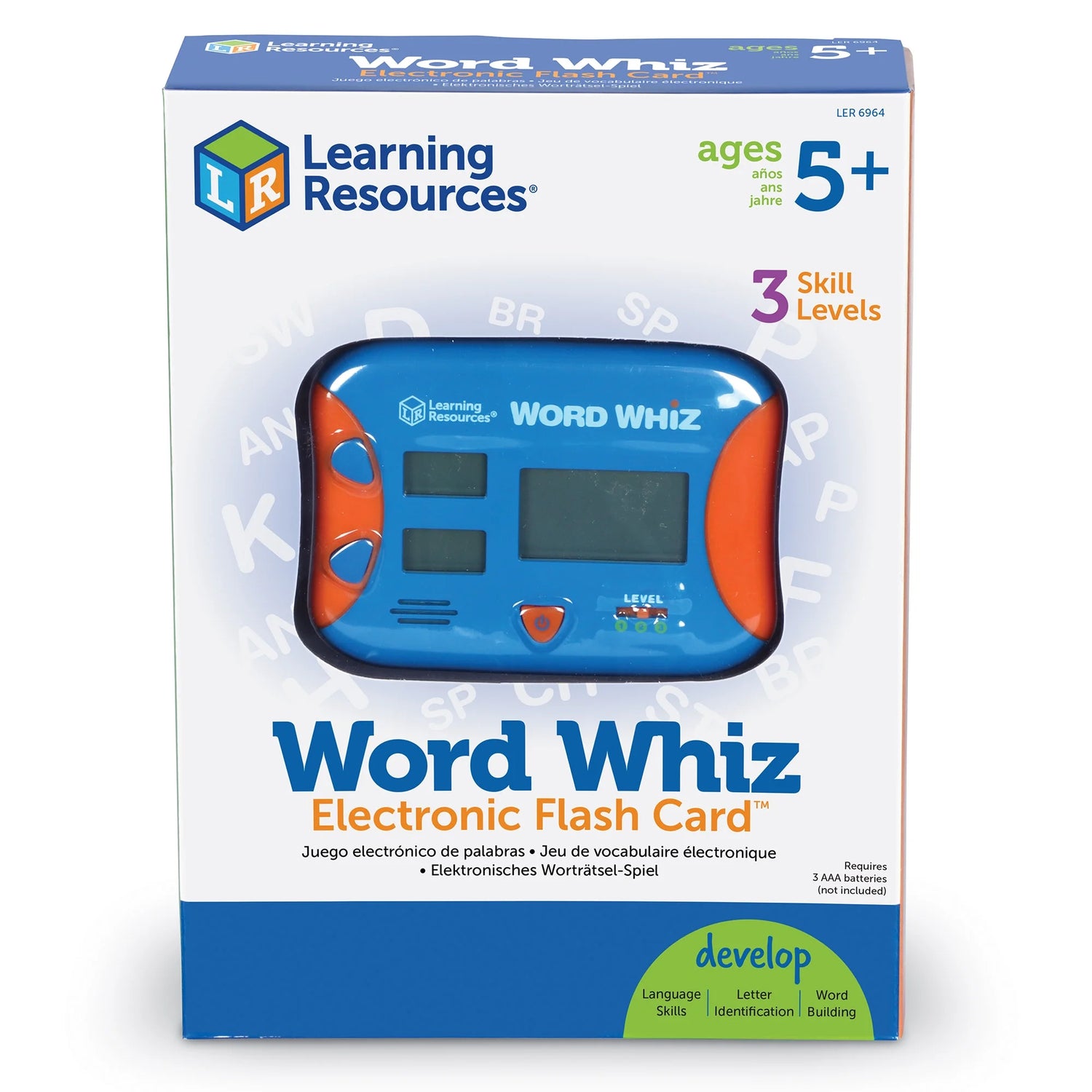 Word Whiz Electronic Flash Card Reading Game – Educational Learning Toy for Kids Ages 5+