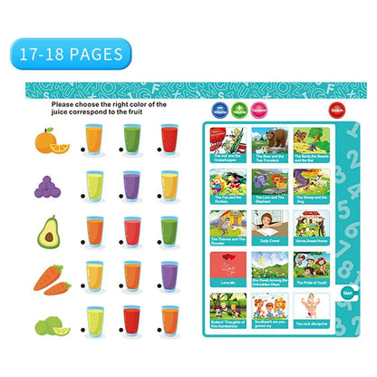 Educational Electronic Learning Book for Kids – Interactive Read &amp; Write Toy for Ages 2–6, Early Learning &amp; Writing Skills