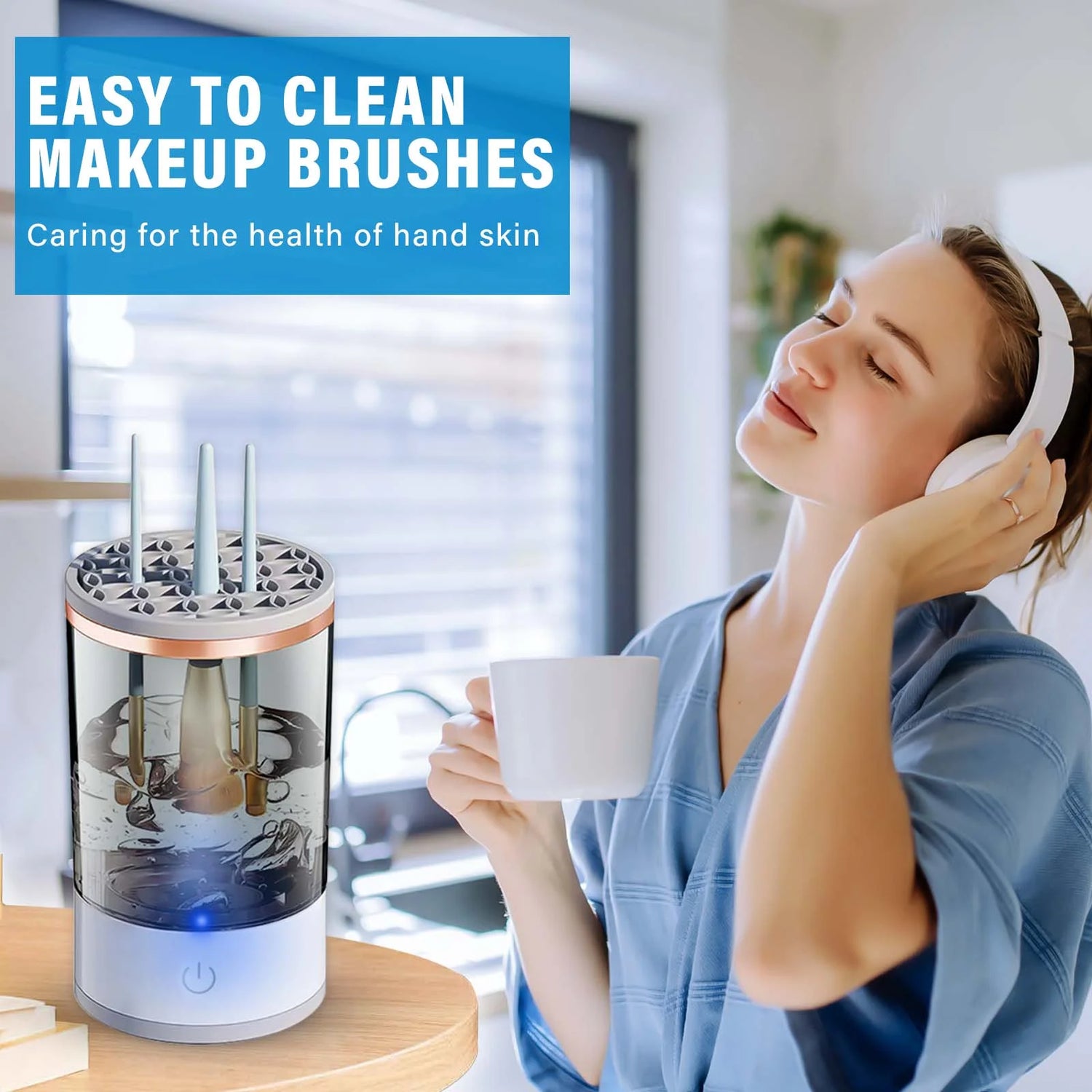 Electric Makeup Brush Cleaner – Fast &amp; Efficient Makeup Brush Cleaning Machine