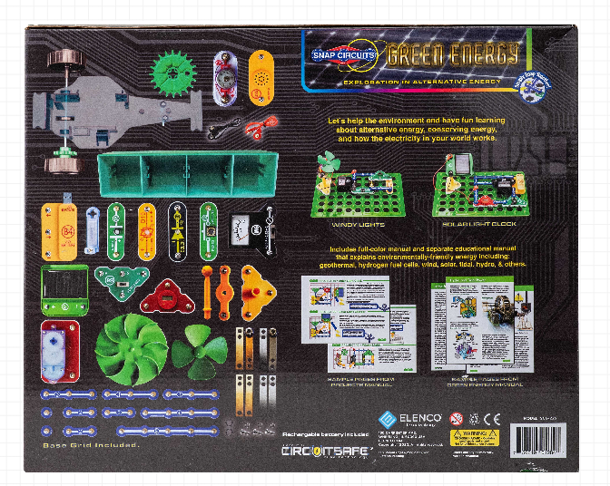 Green Energy SCG225 Electronics Science Kit – 125 Project STEM Educational Toy for Kids Ages 8+