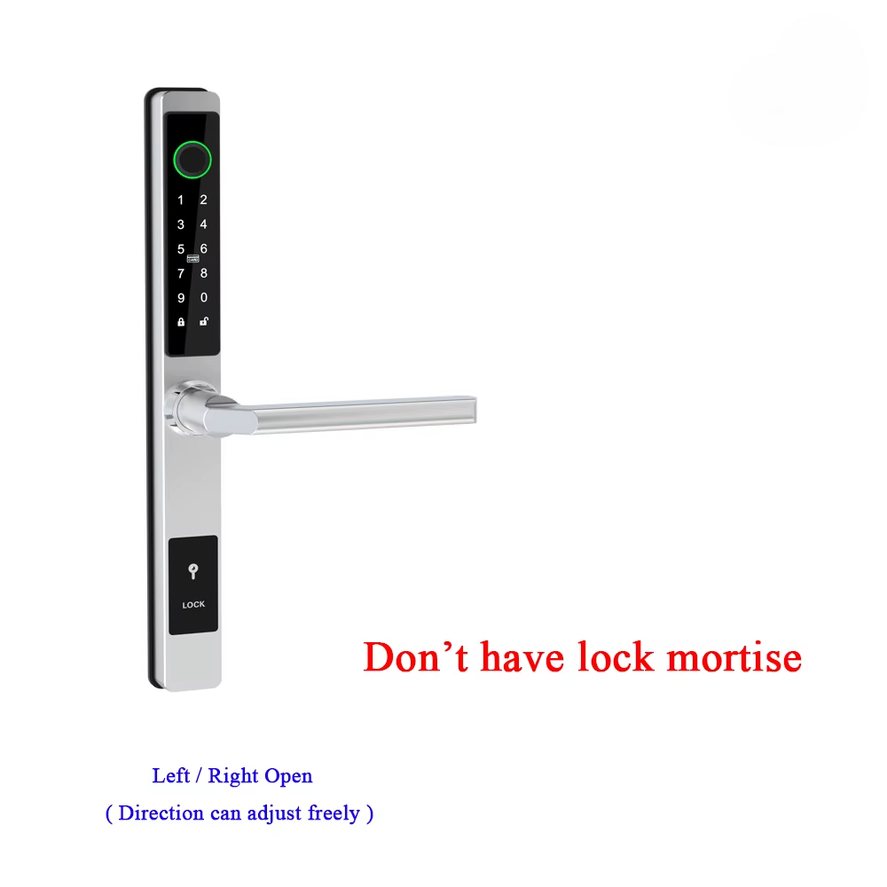 Waterproof Smart Lock for Sliding Doors – Fingerprint, Password &amp; Card Access with Keyless Entry