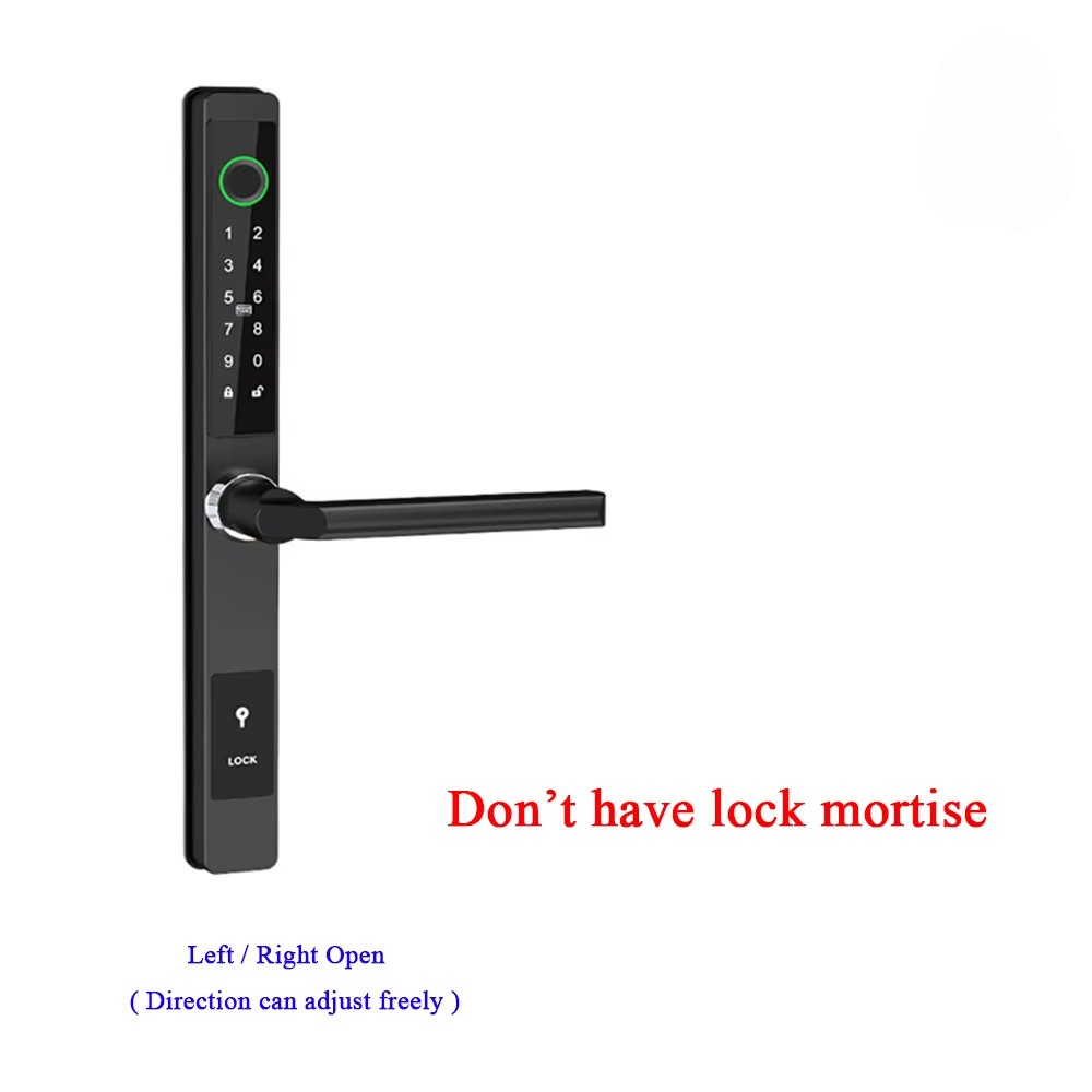 Waterproof Smart Lock for Sliding Doors – Fingerprint, Password &amp; Card Access with Keyless Entry