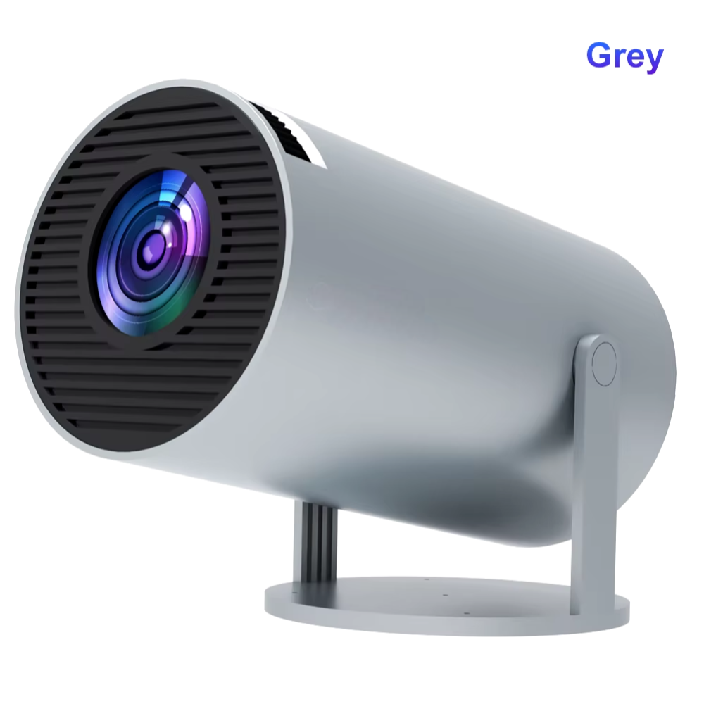 CineCast™ HY300 PRO Smart Projector – 4K Ready, WiFi 6, Portable Home Theater Experience