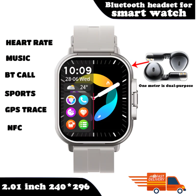 FusionBeat™ 2-in-1 Smartwatch &amp; TWS Earbuds – Wear the Future on Your Wrist